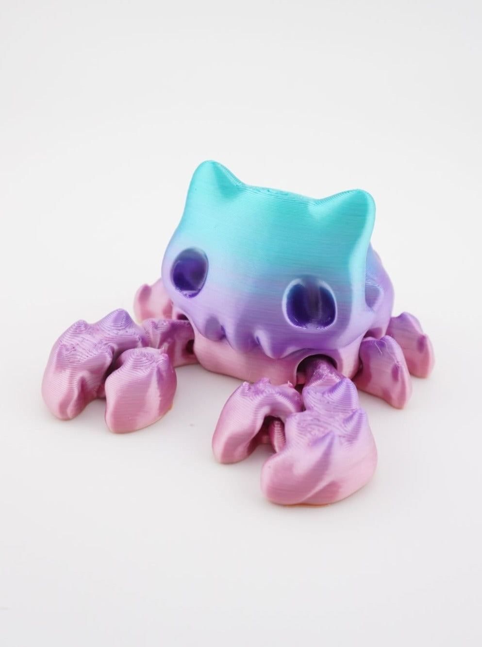 Skelly Crab 3D Druck Fidget 4cm Figur