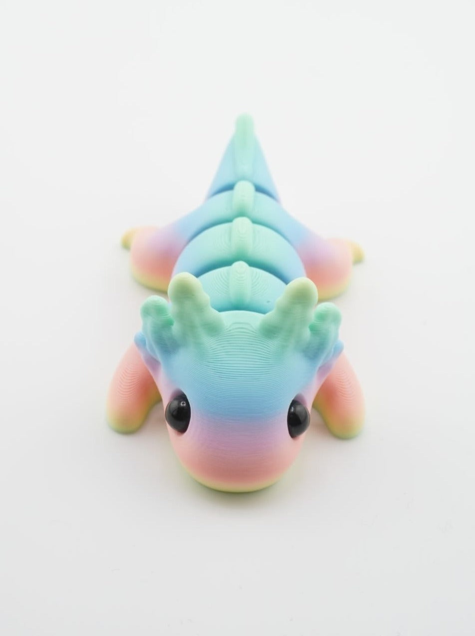 Baby Axolotl 3D Druck Fidget 7,5cm Figur