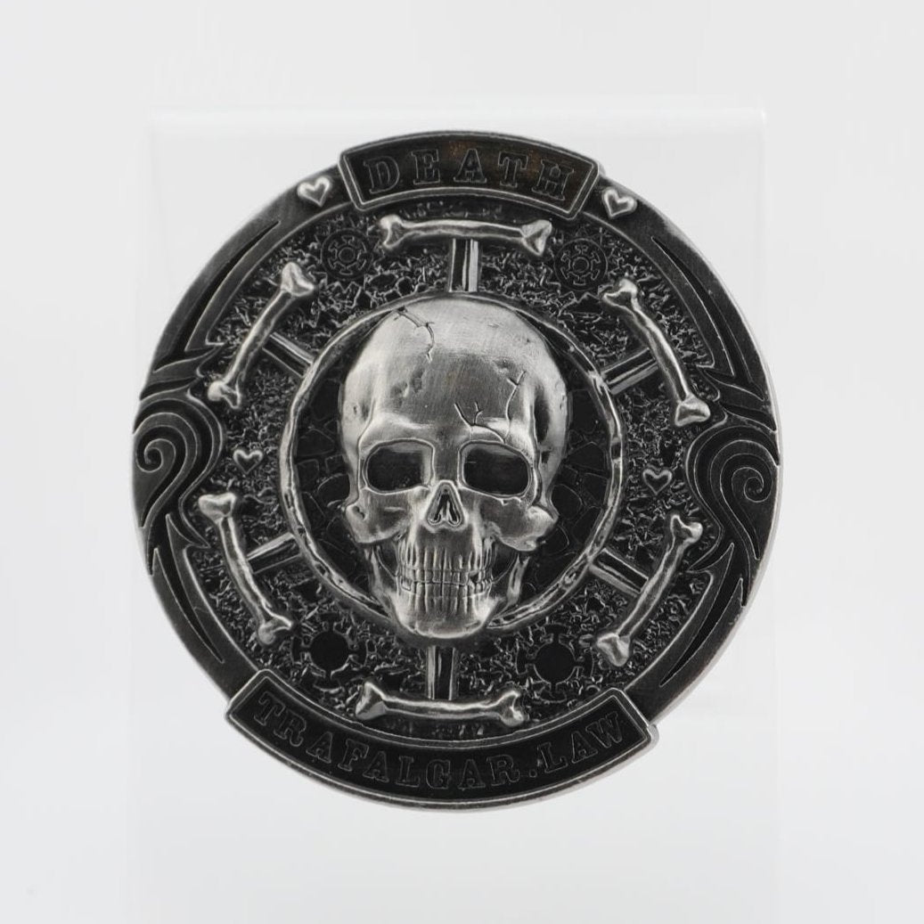 One Piece Trafalgar Law Metall Skull Clip