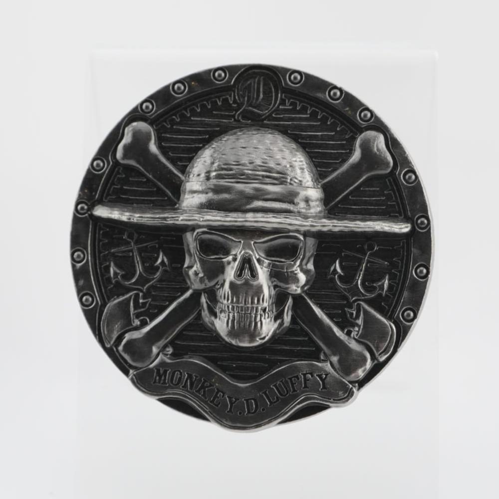 One Piece Ruffy Metall Skull Clip