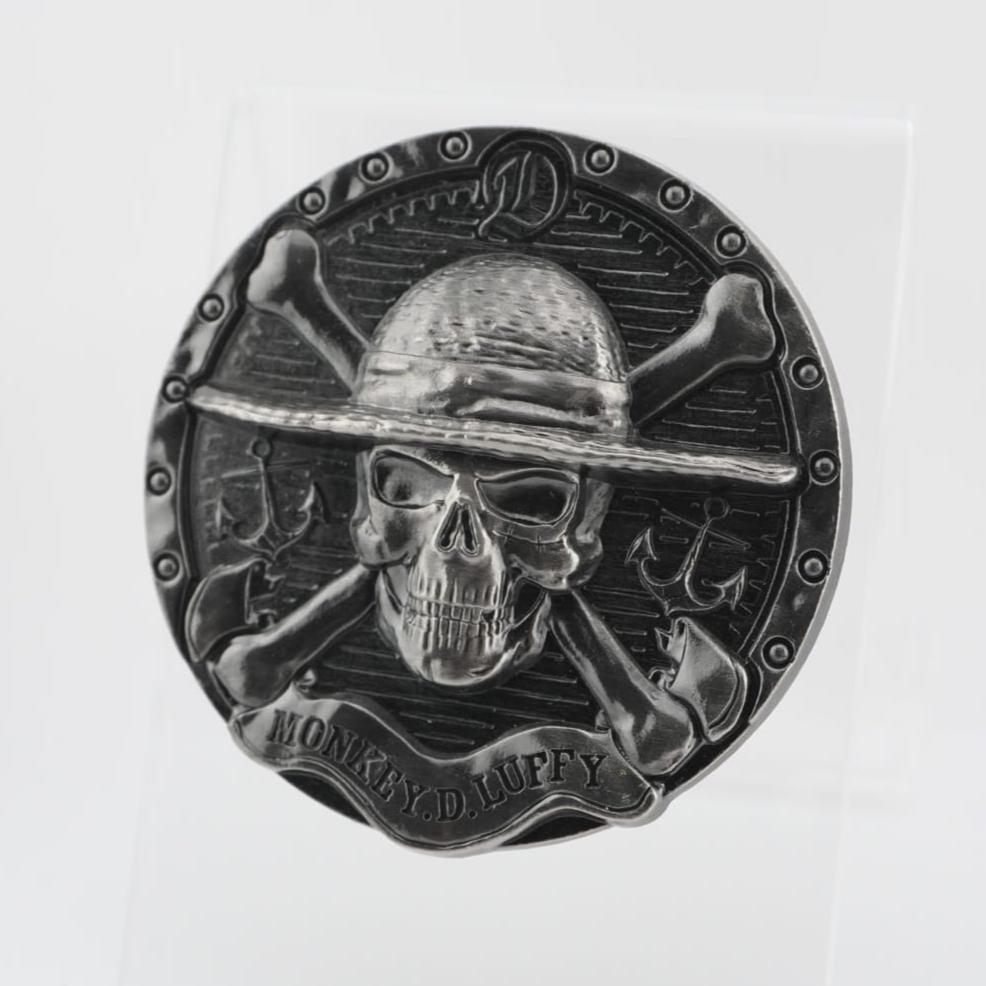 One Piece Ruffy Metall Skull Clip