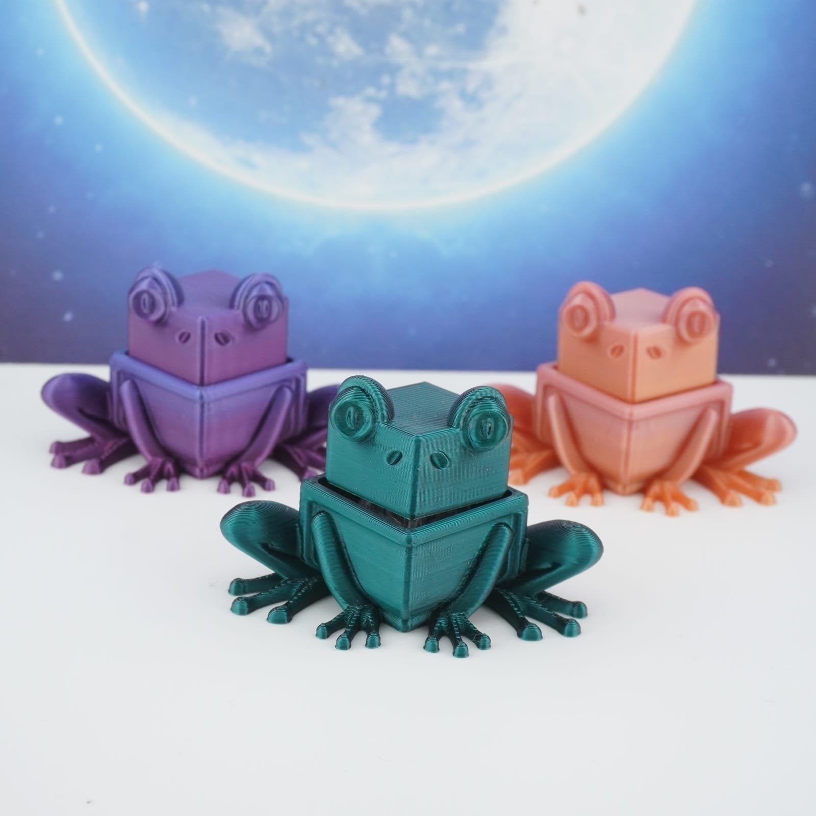 Tiny Frog Clicker 3D Druck 4cm Fidget Toy