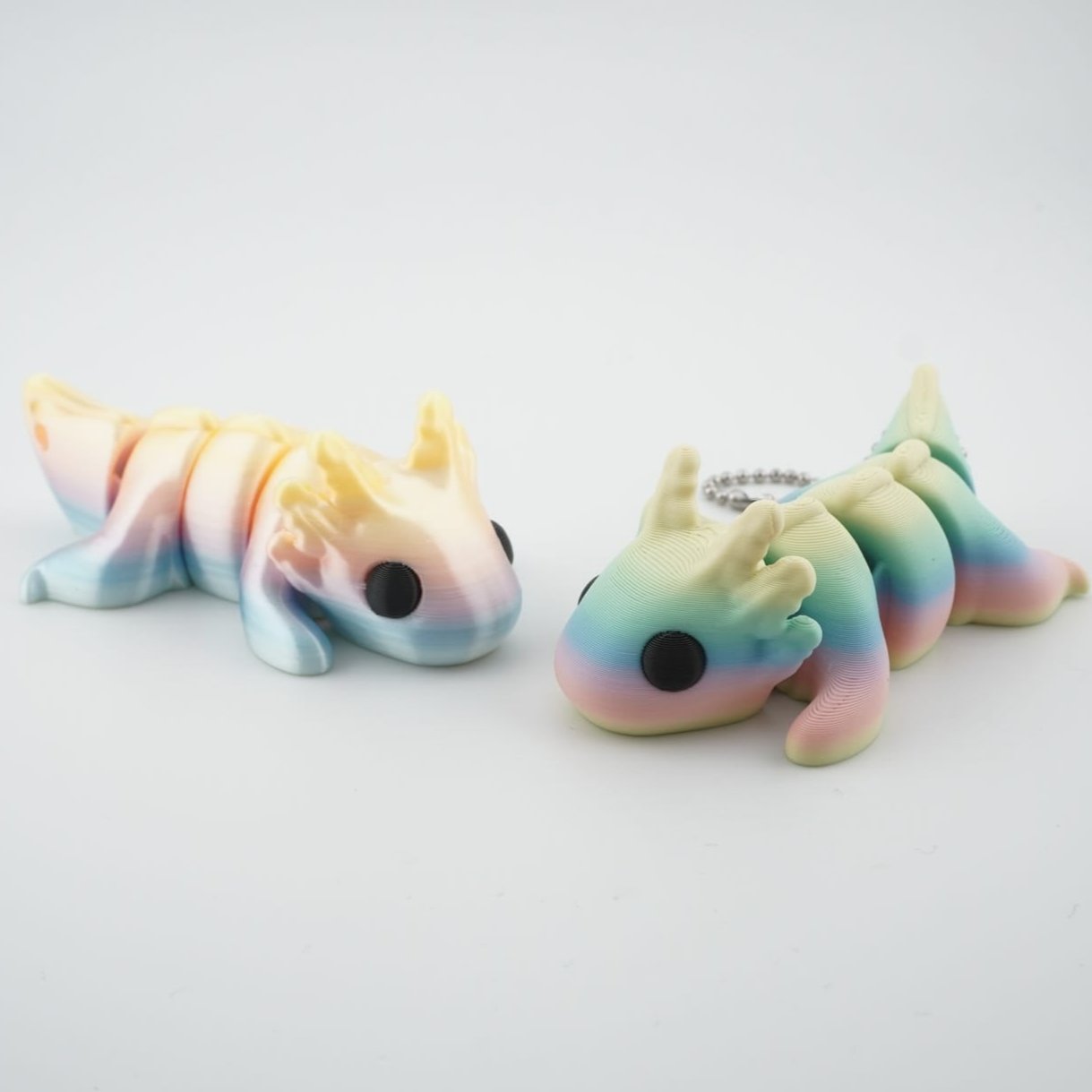 Baby Axolotl 3D Druck Fidget 8cm Figur / Anhänger (Farbauswahl)