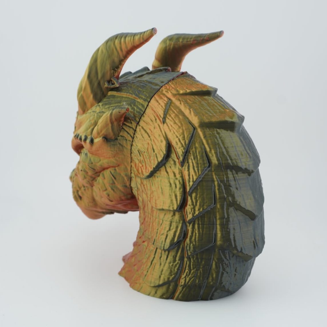 Dragon Head 3D Druck Deko 13cm Figur (Auswahl)