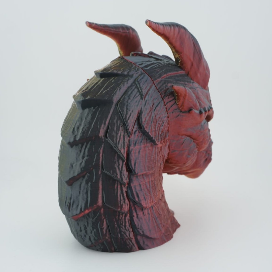 Dragon Head 3D Druck Deko 13cm Figur (Auswahl)