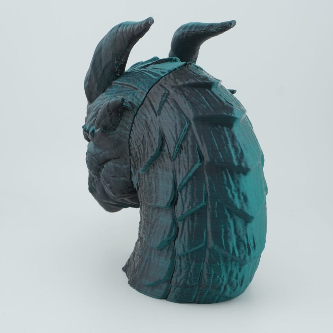 Dragon Head 3D Druck Deko 13cm Figur (Auswahl)