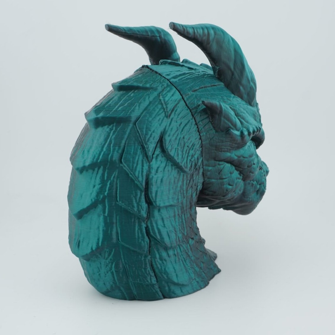 Dragon Head 3D Druck Deko 13cm Figur (Auswahl)