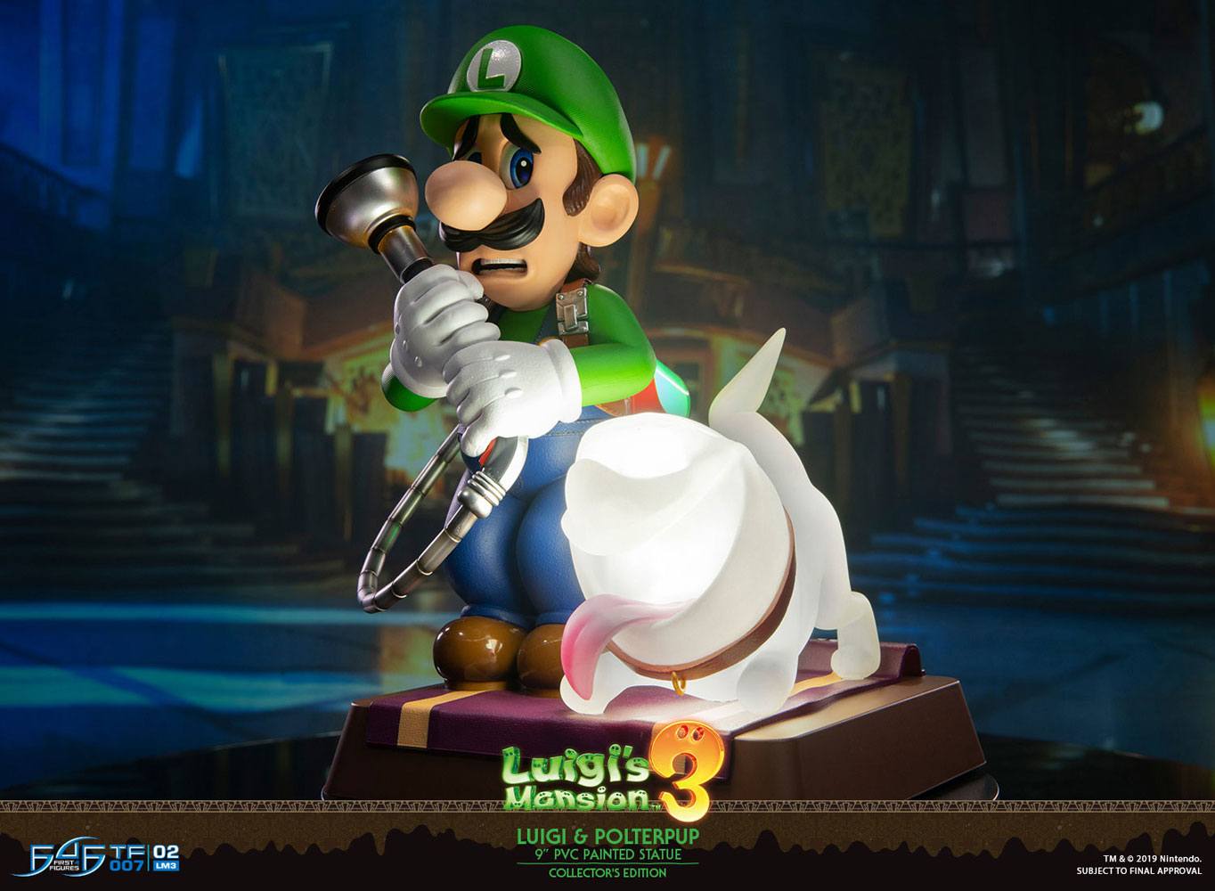 Luigi's Mansion 3 Collector's Edition 23 cm Statue (beschädigte Verpackung) (ohne Batterie)