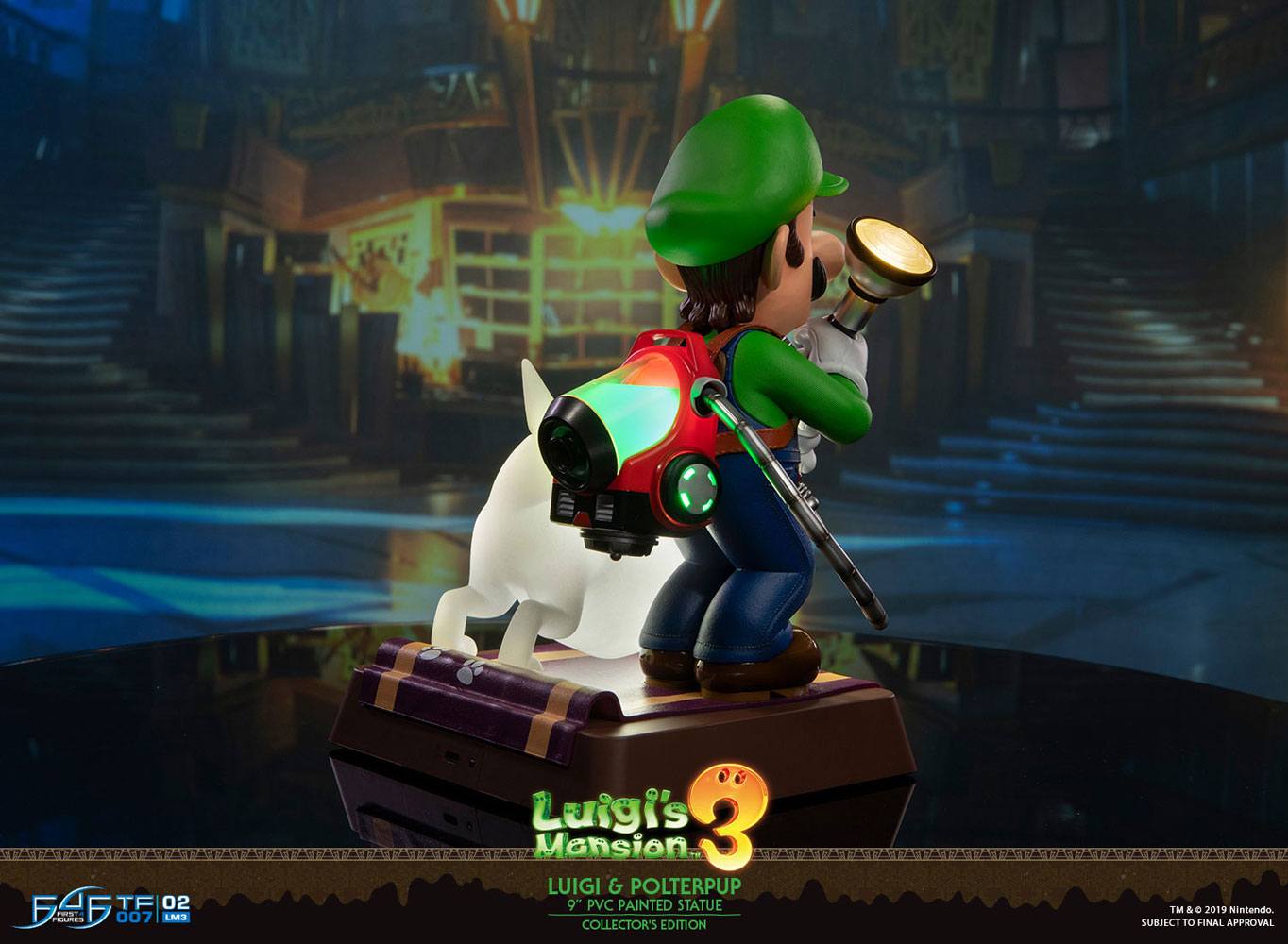 Luigi's Mansion 3 Collector's Edition 23 cm Statue (beschädigte Verpackung) (ohne Batterie)