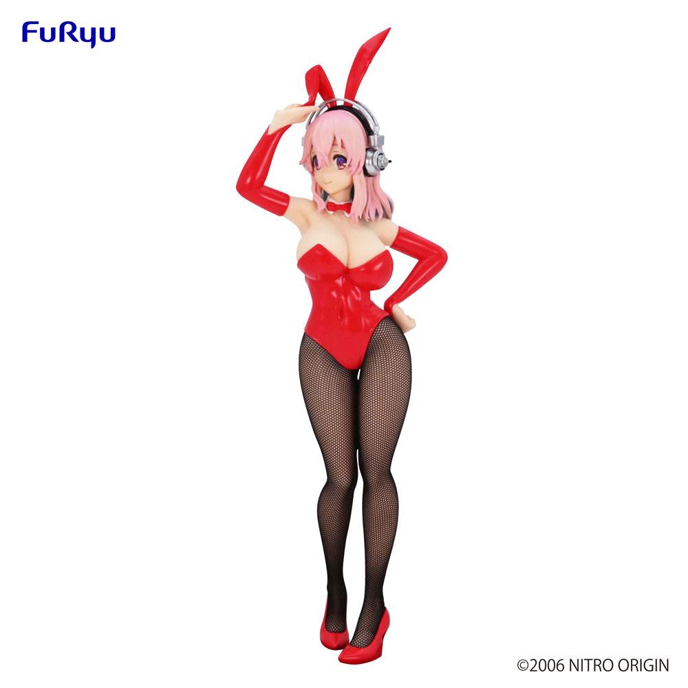 Super Sonico BiCute Bunnies Red Version 28cm Statue