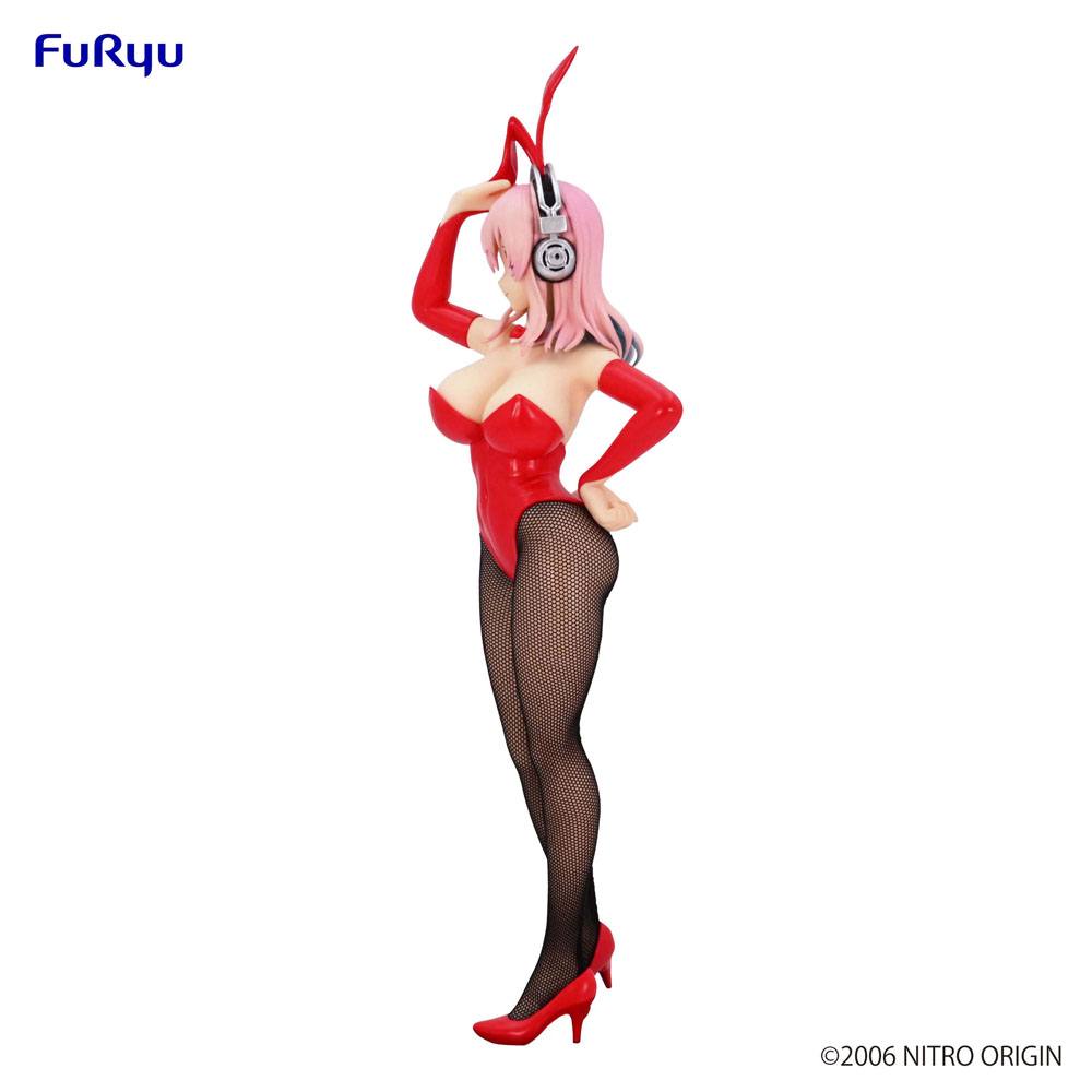 Super Sonico BiCute Bunnies Red Version 28cm Statue