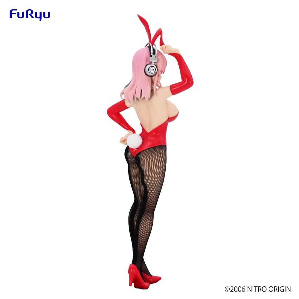 Super Sonico BiCute Bunnies Red Version 28cm Statue