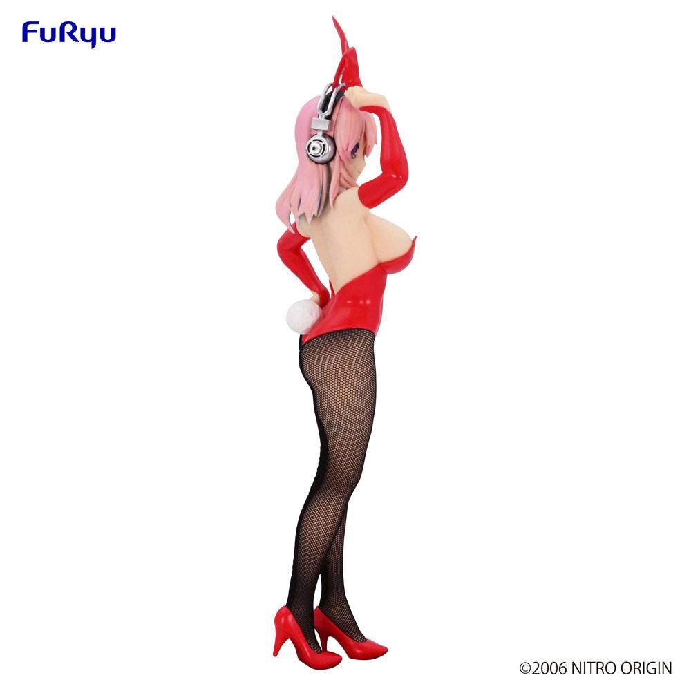 Super Sonico BiCute Bunnies Red Version 28cm Statue