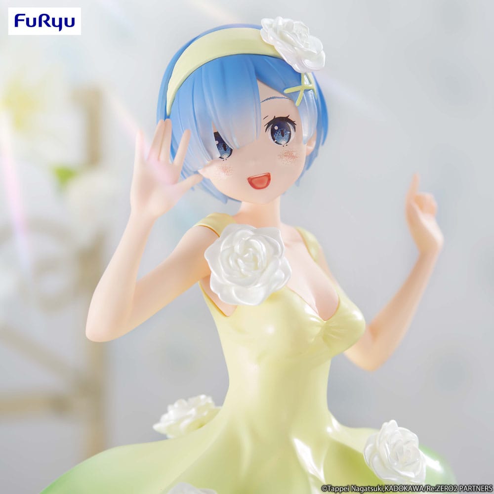 Re:Zero Rem Rem Flower Dress Trio-Try-iT 21cm Figur