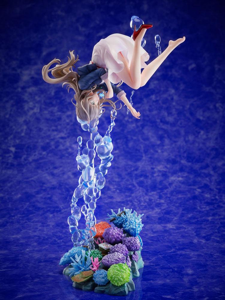 The Aquatope on White Sand 1/7 Kukuru & Fuka 34cm Statue Beschädigte OVP