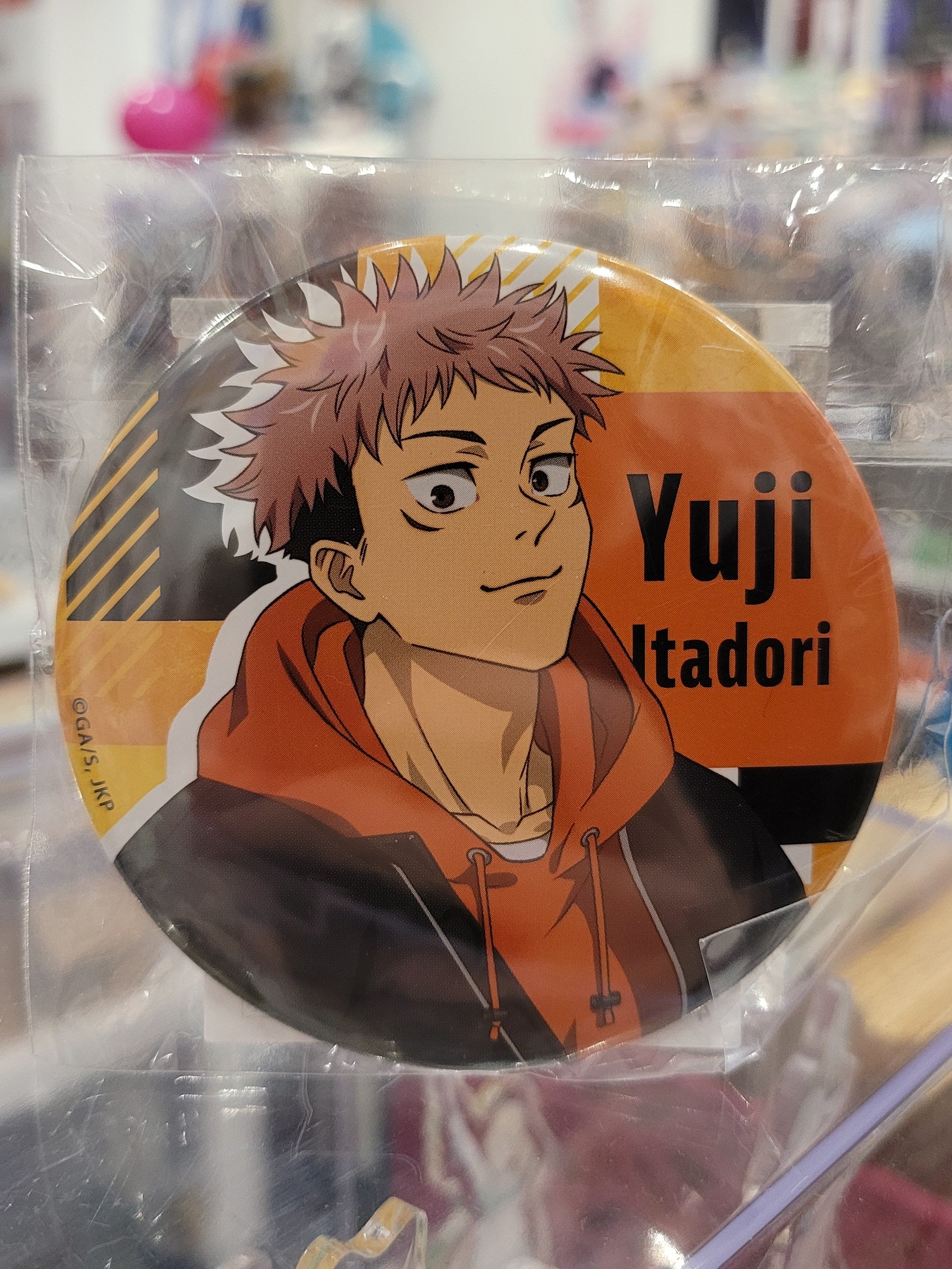 Jujutsu Kaisen Yuji Itadori Button Nippon4U