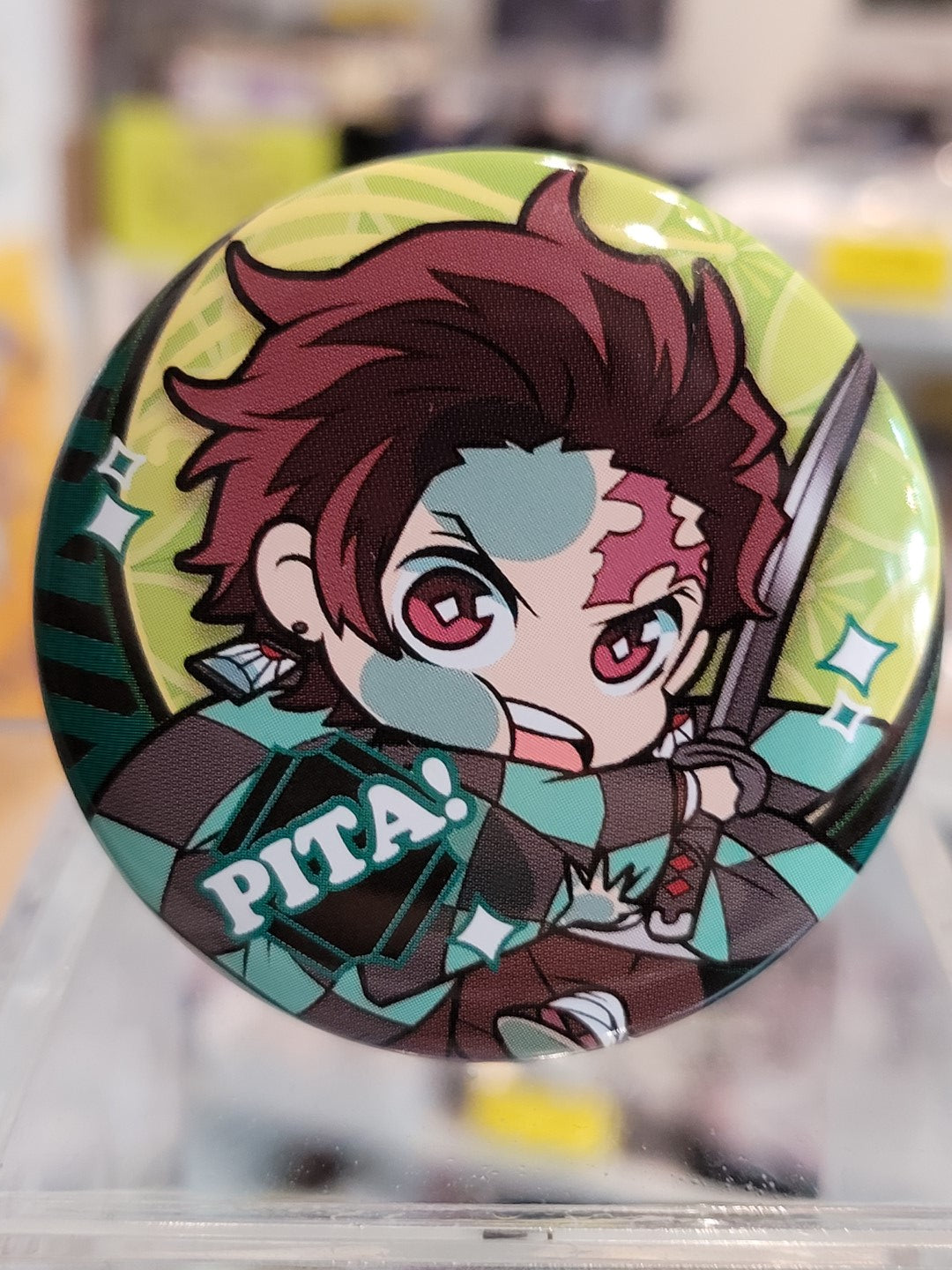 Demon Slayer Tanjiro Button