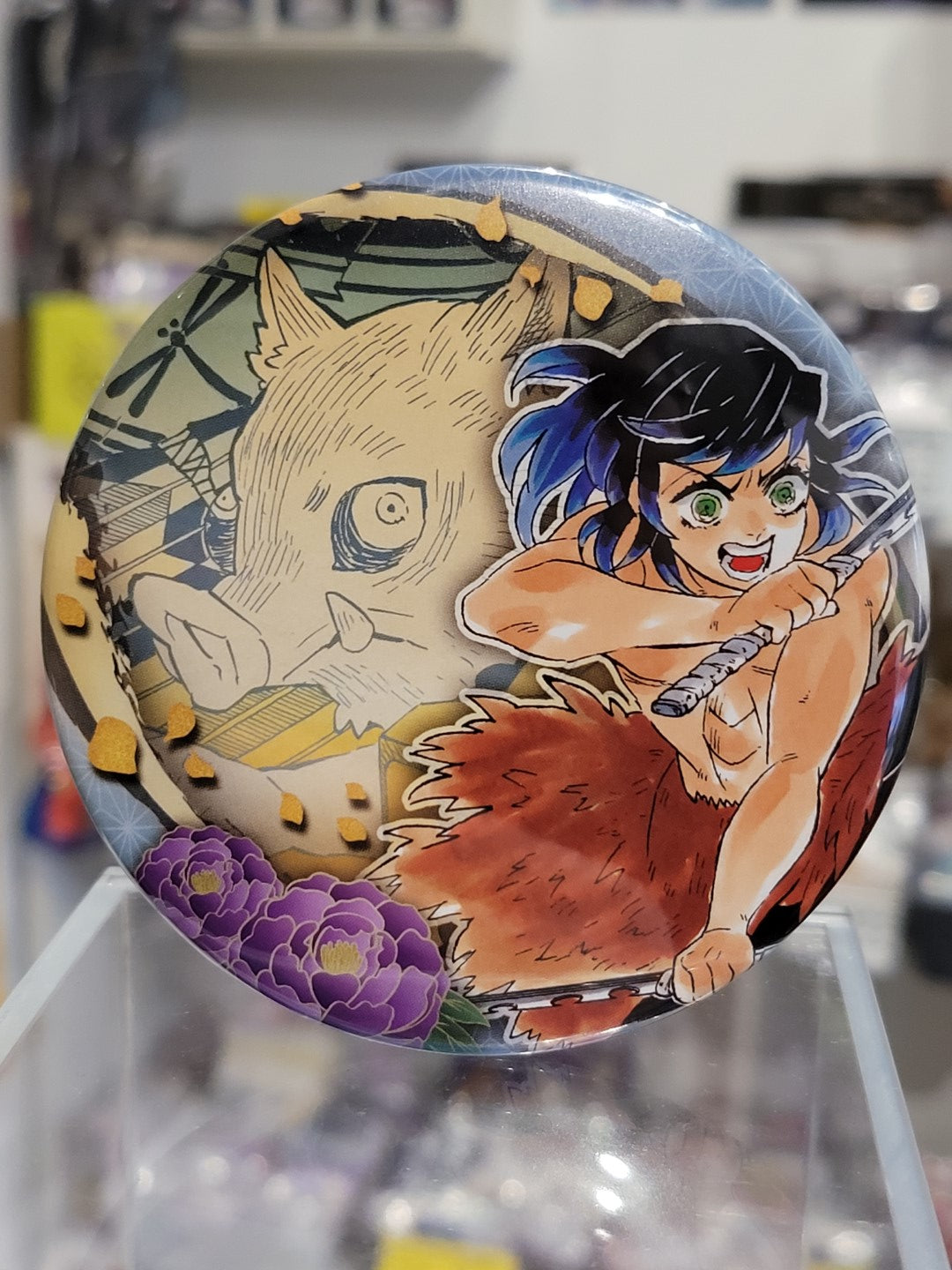 Demon Slayer Inosuke Button