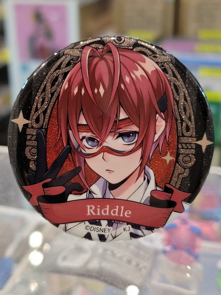 Twisted Wonderland Riddle Rosehearts Button