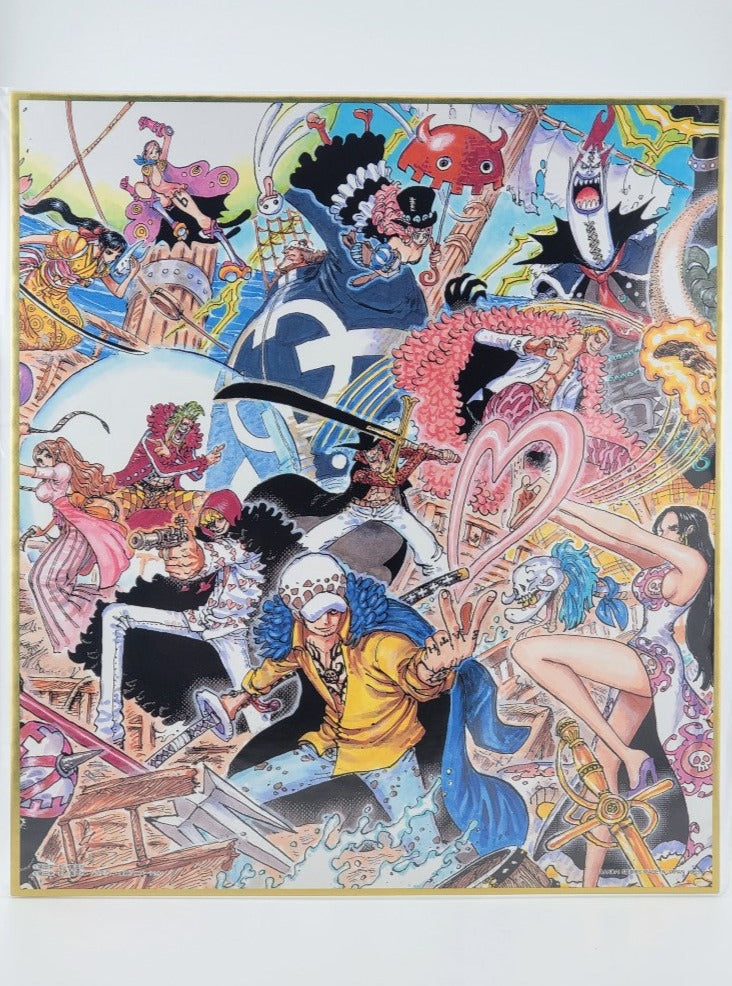 One Piece sehr großes Shikishi